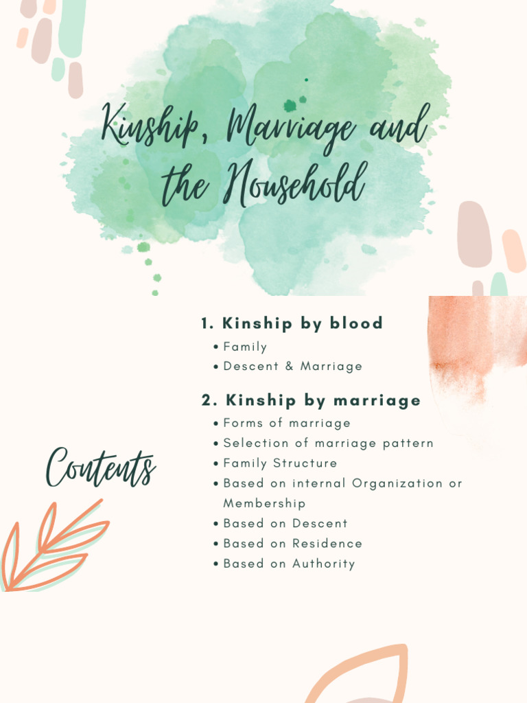 Kinship and Marriage Structures Explained | PDF | Family | Marriage