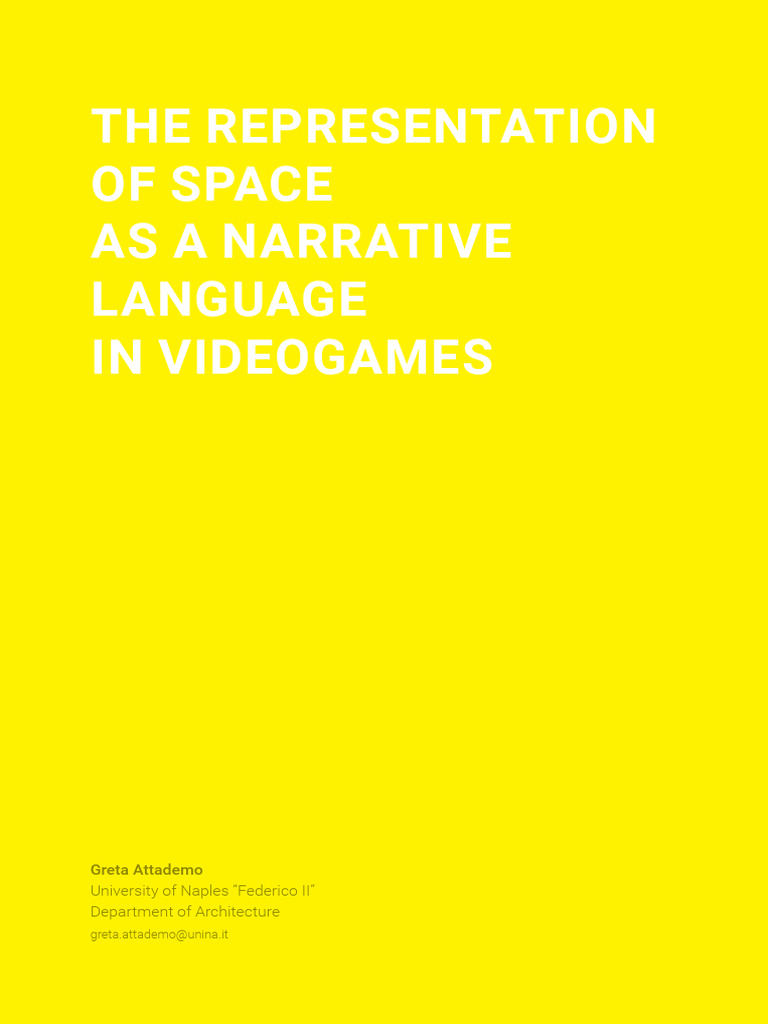 Space as Narrative in Videogames | PDF | Narrative | Space
