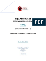 World Squash Singles Rules