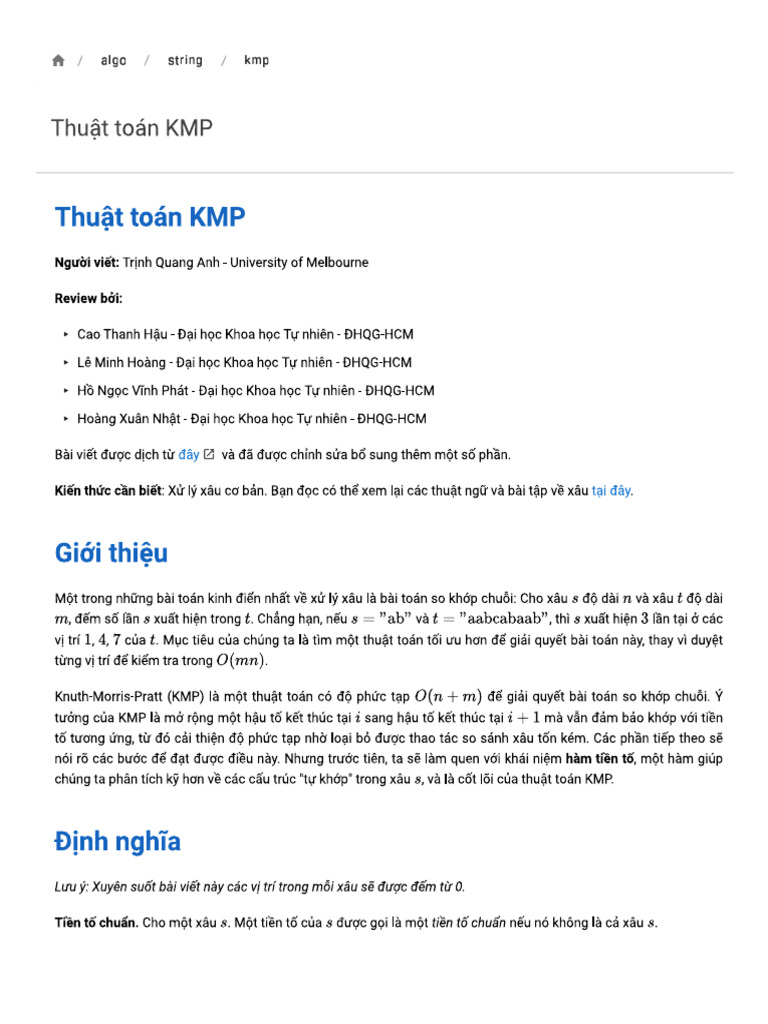 KMP | PDF