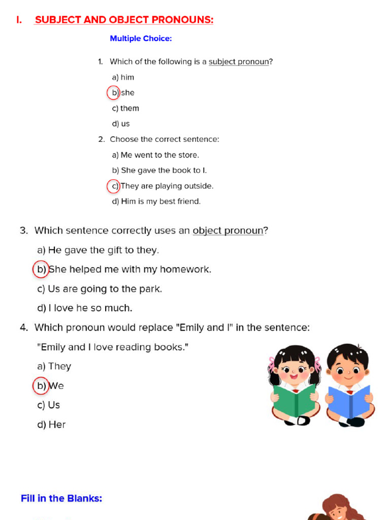 Grammar Answer Key - Grade 4 - q4 - Revision Package 2024 - 2025 | PDF