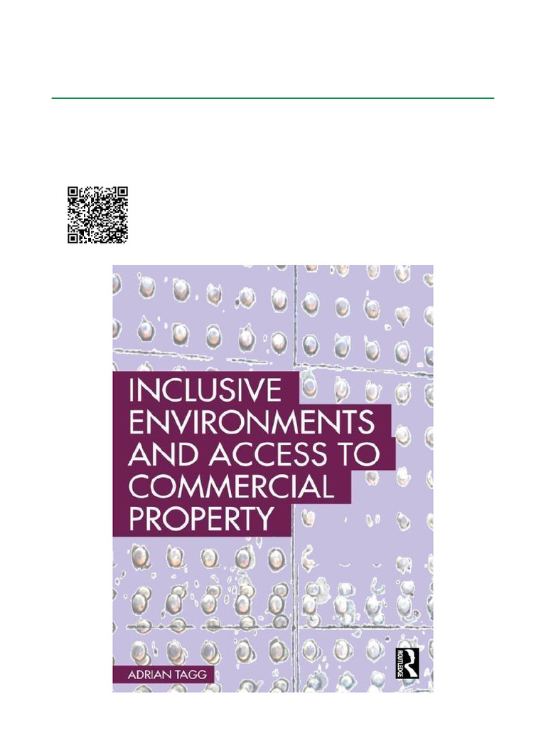 Inclusive Access to Commercial Property | PDF | Disability | Accessibility