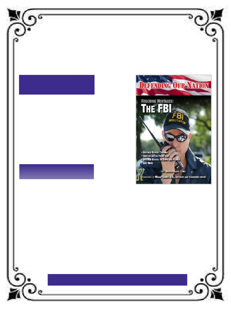Rescuing Hostages The FBI Brenda Ralph Lewis ebook continuous chapters ...