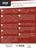 Alimentação Saudável para pessoas com mais de 60 anos