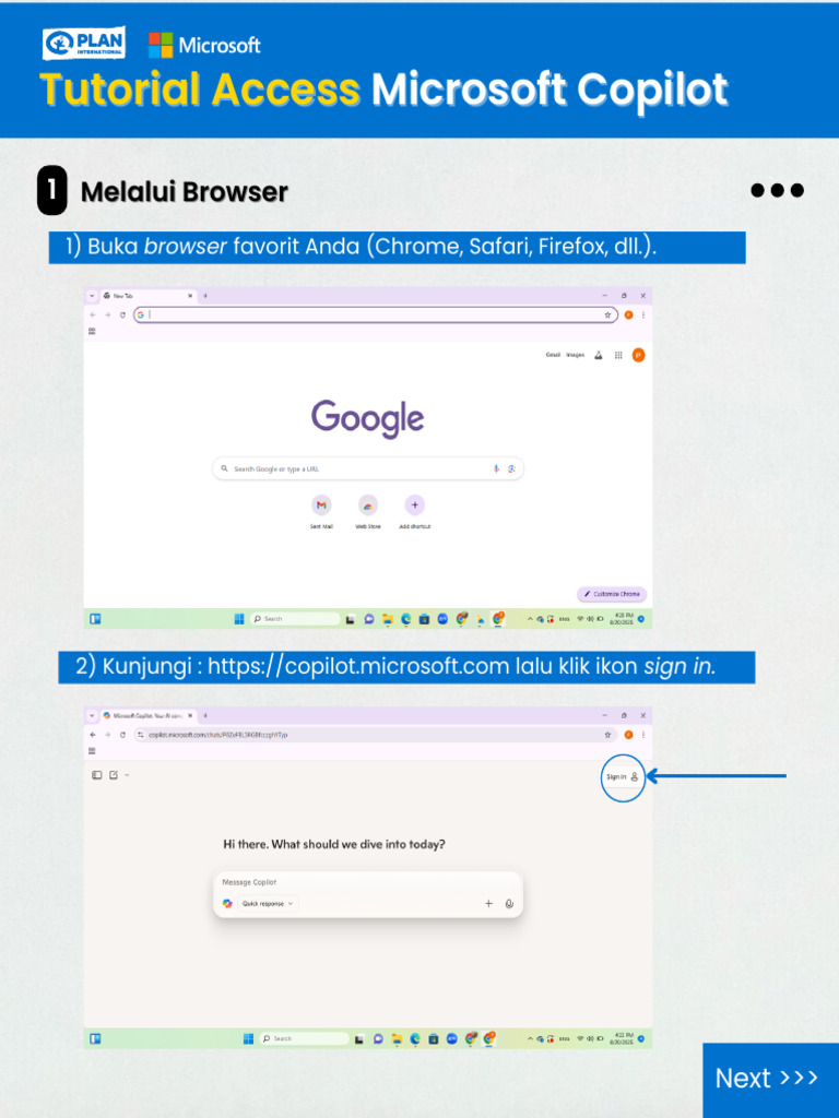 Akses Microsoft Copilot di Browser | PDF
