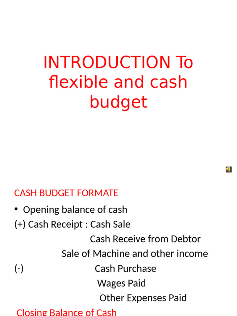 Cash Budget Preparation Guide | PDF