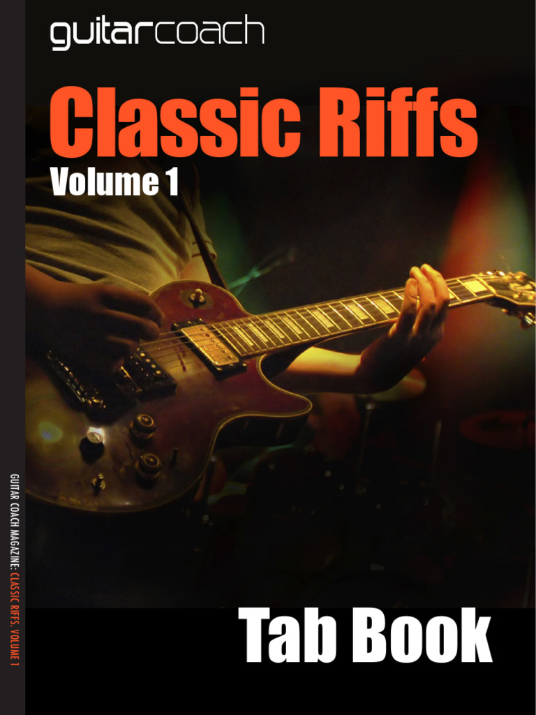 Classic Guitar Riffs Tab Book Series | PDF | Rock Music | Sound Recording