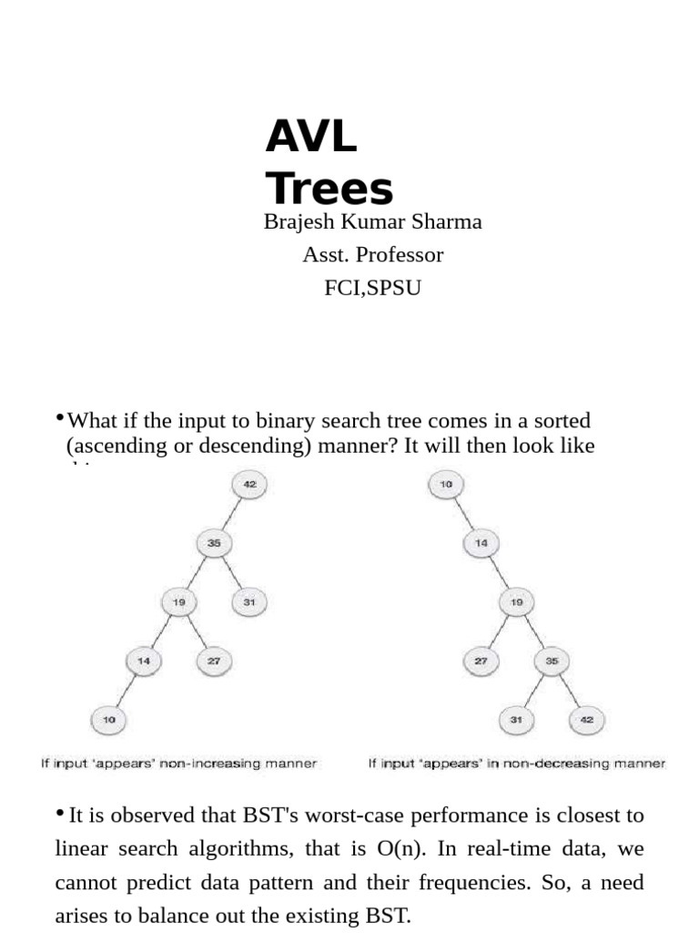 Understanding AVL Trees and Rotations | PDF | Algorithms And Data ...