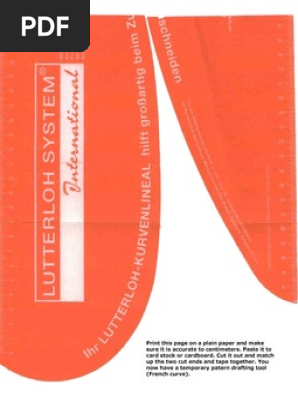 Lutterloh French Curve