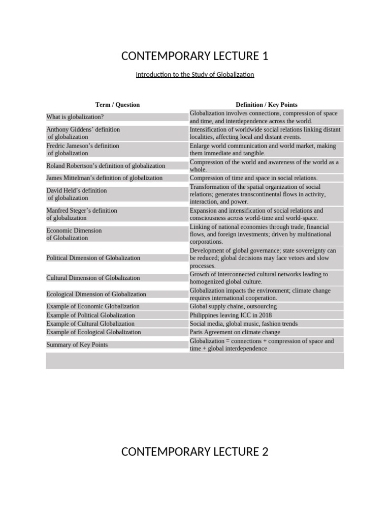 Understanding Globalization and Economics | PDF | Bretton Woods System ...