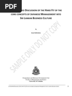 Download Japanese Management Theories -The Hard Fit of Its Core Concepts Into Sri Lankan Business Culture by EvvPathirttnnne SN98088846 doc pdf