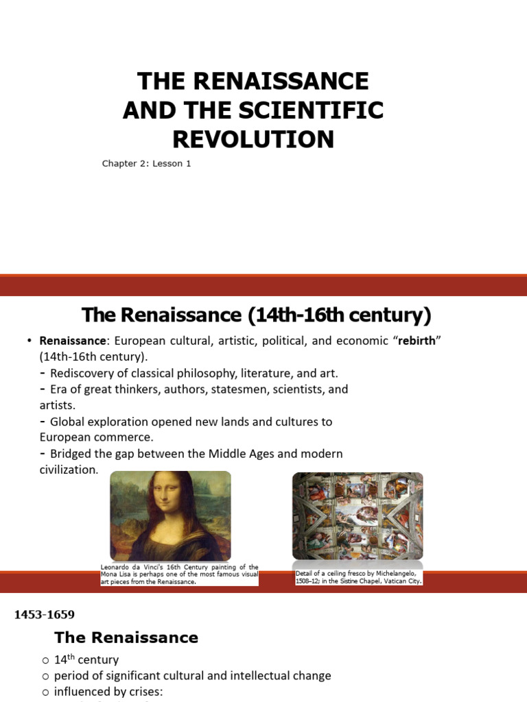 Renaissance and Scientific Revolution Overview | PDF | Heliocentrism ...
