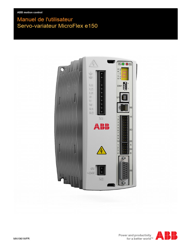 Manuel utilisateur MicroFlex e150 ABB | PDF | Compatibilité ...