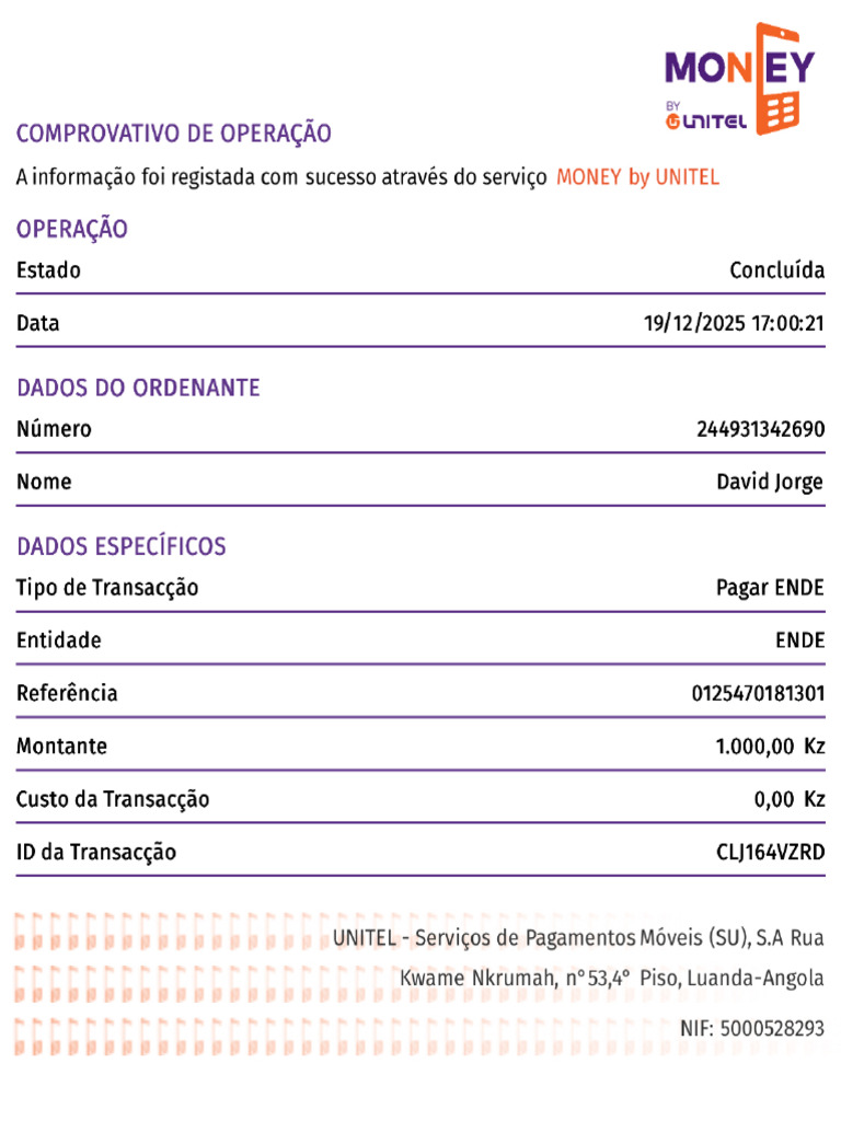 Registo Das Transacções - 20251219 - 170213 | PDF