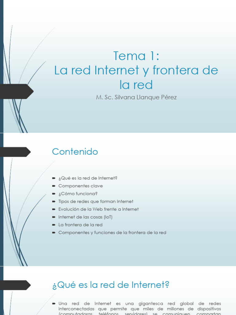 Componentes y Frontera de Internet | PDF | Red de computadoras | Internet
