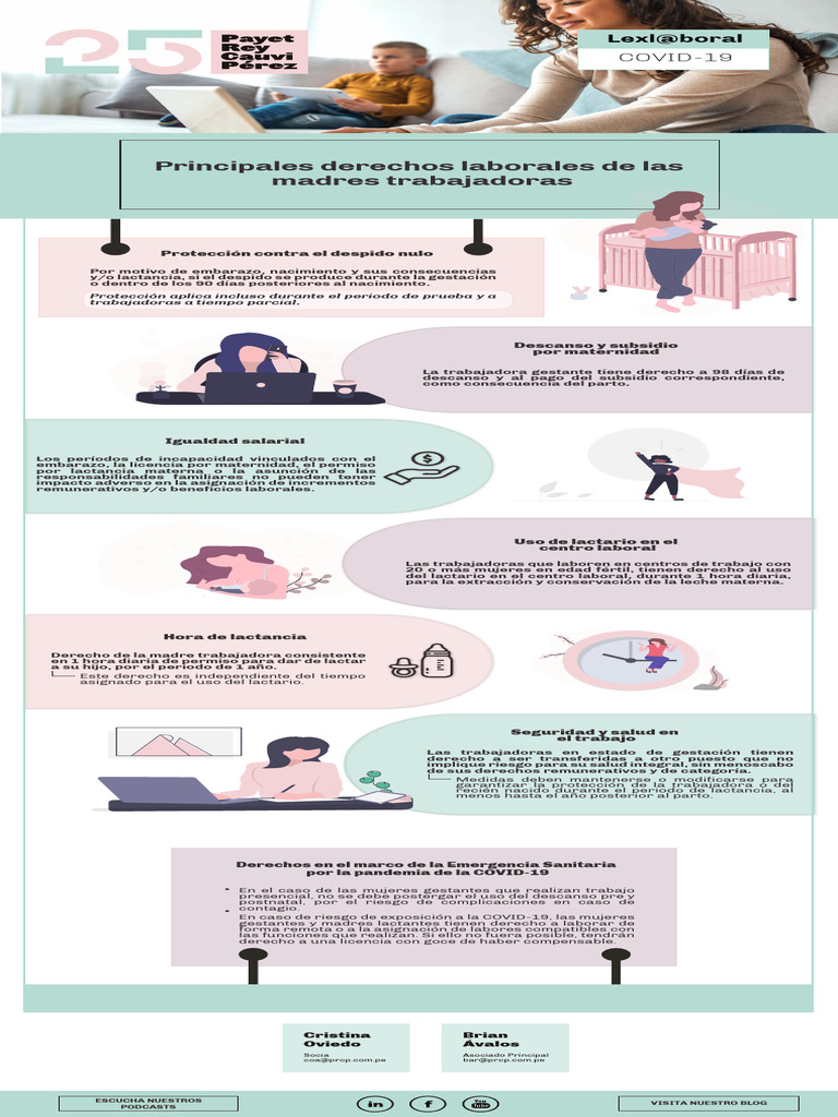 Derechos laborales de madres trabajadoras | PDF | Amamantamiento | El ...