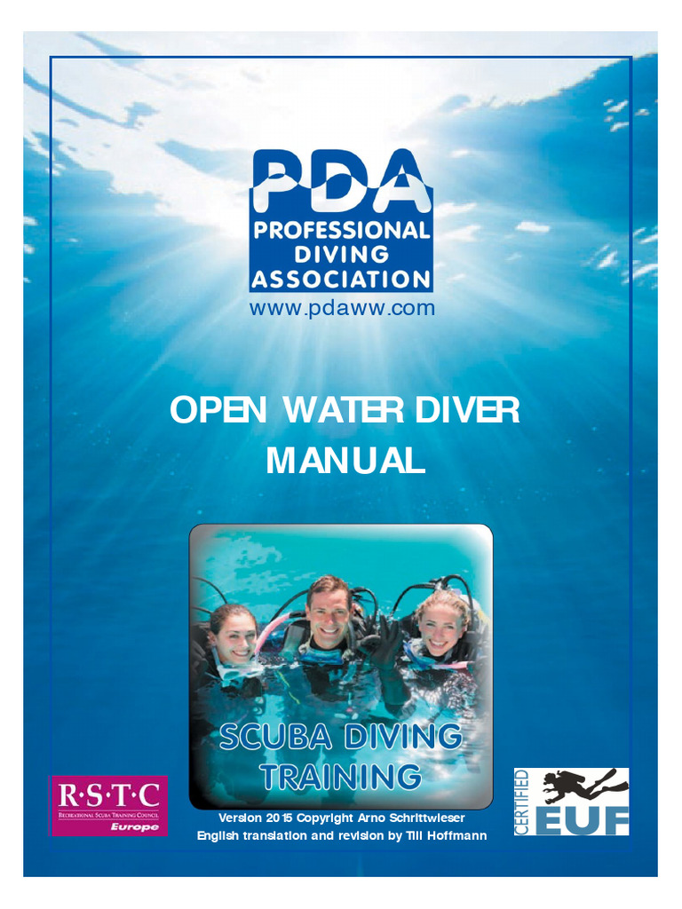 Open Water Diver Course Manual | PDF | Scuba Diving | Buoyancy
