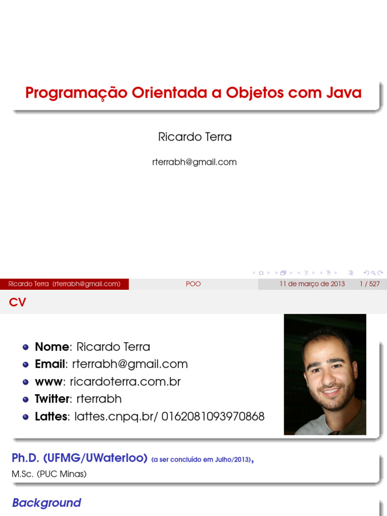 POO com Java: Fundamentos e UML | PDF | Classe (programação de ...