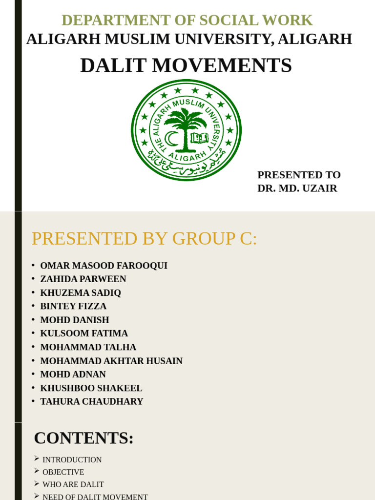 Understanding Dalit Movements in India | PDF | Dalit | Mahatma Gandhi