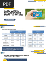 Panduan Lengkap KJP untuk Siswa | PDF
