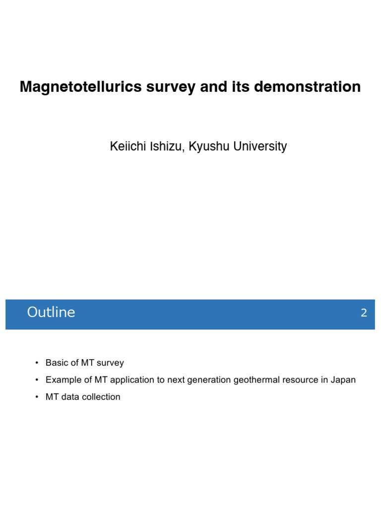 Magnetotellurics for Geothermal Resources | PDF | Geology | Physical ...