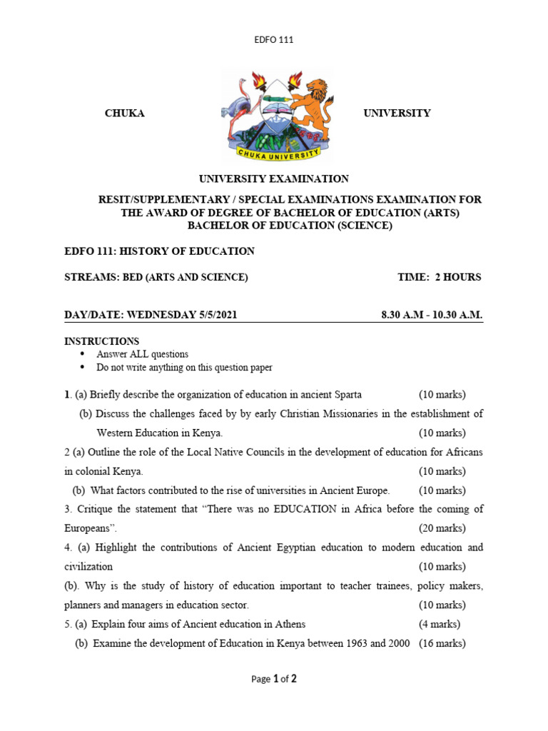 EDFO 111 (3) | PDF