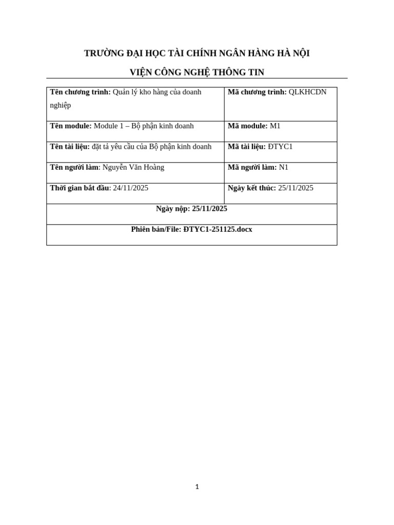 Đtyc1 251125 | PDF