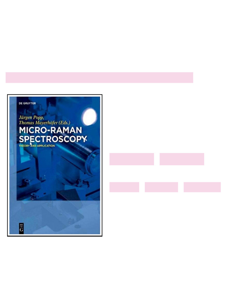 Micro raman Spectroscopy Theory and Application No Waiting Time | PDF ...