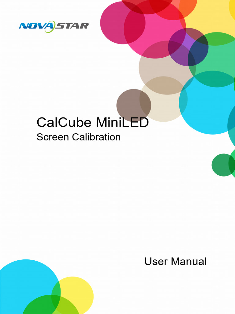 CalCube MiniLED Calibration Guide | PDF | Computer Network | Computer File