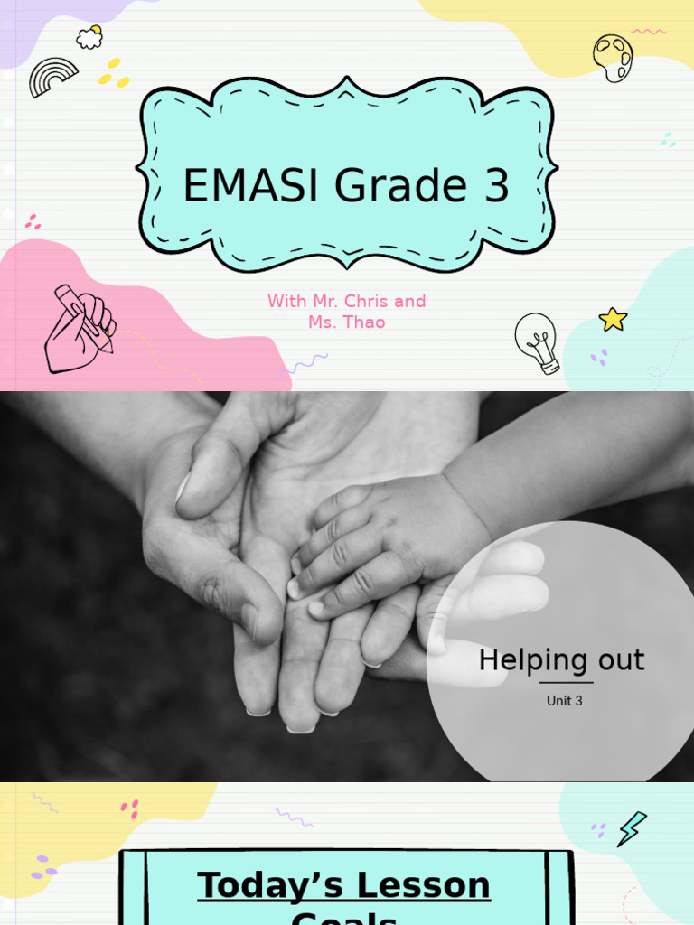 Grade 3 EAL - Unit 3 Lesson 3 | PDF