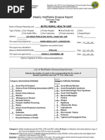Weekly IDSP Reporting Form P | PDF