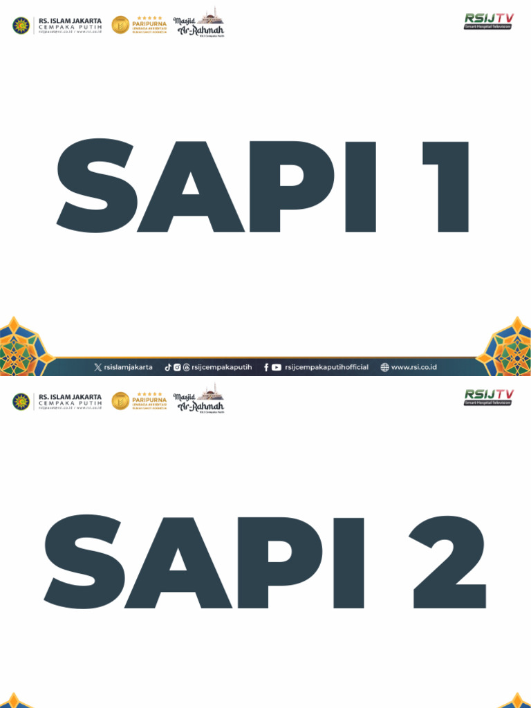SAPI and KAMBING Species Overview | PDF