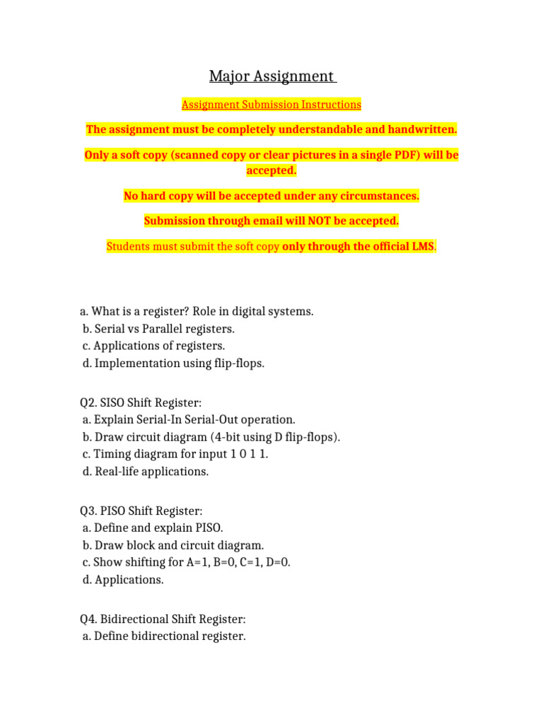 A2a0c0a72 Major Assignment | PDF