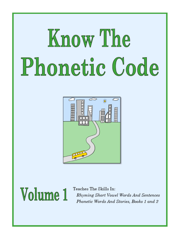 Know the Phonics Code | PDF | Consonant | Vowel