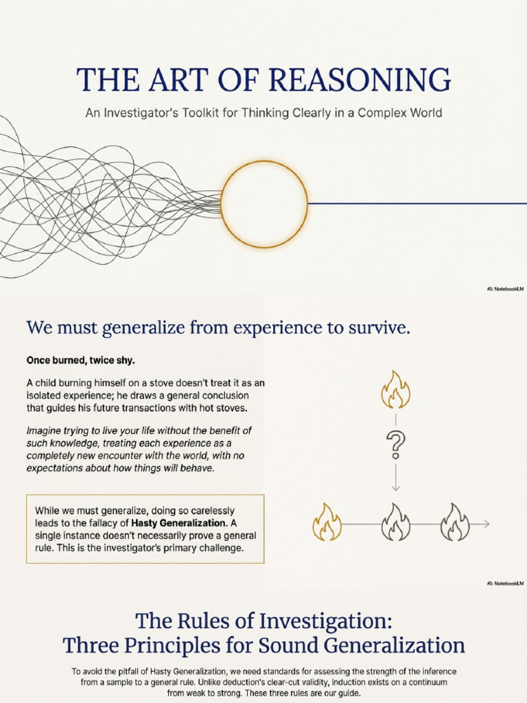Inductive Reasoning. A Toolkit for Investigators. Logic. Philosophy | PDF