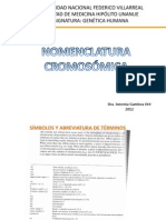 Nomenclatura Cromosomica