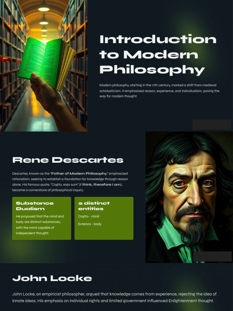 2. Introduction-To-Modern-Philosophy & 20th & 21st Century. (1) | PDF | Rationalism | Reason