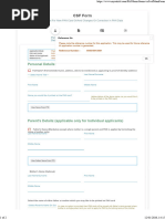 PAN Card Application Form CSF | PDF