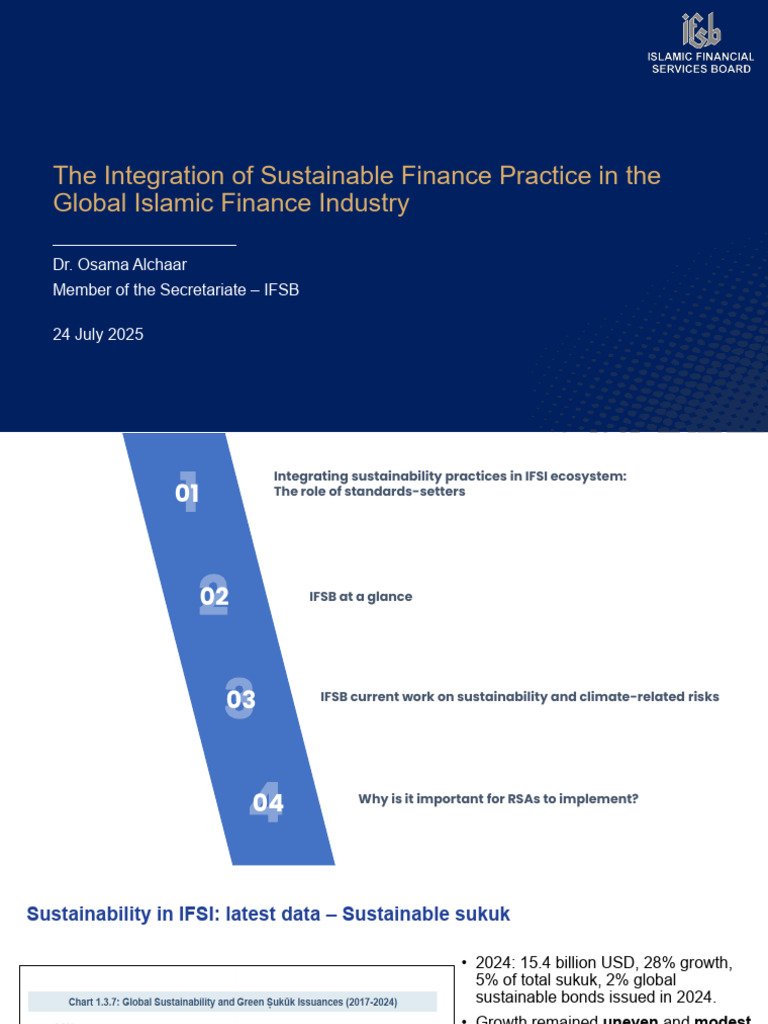 Sustainable Finance in Islamic Finance | PDF | Risk | Islamic Banking ...