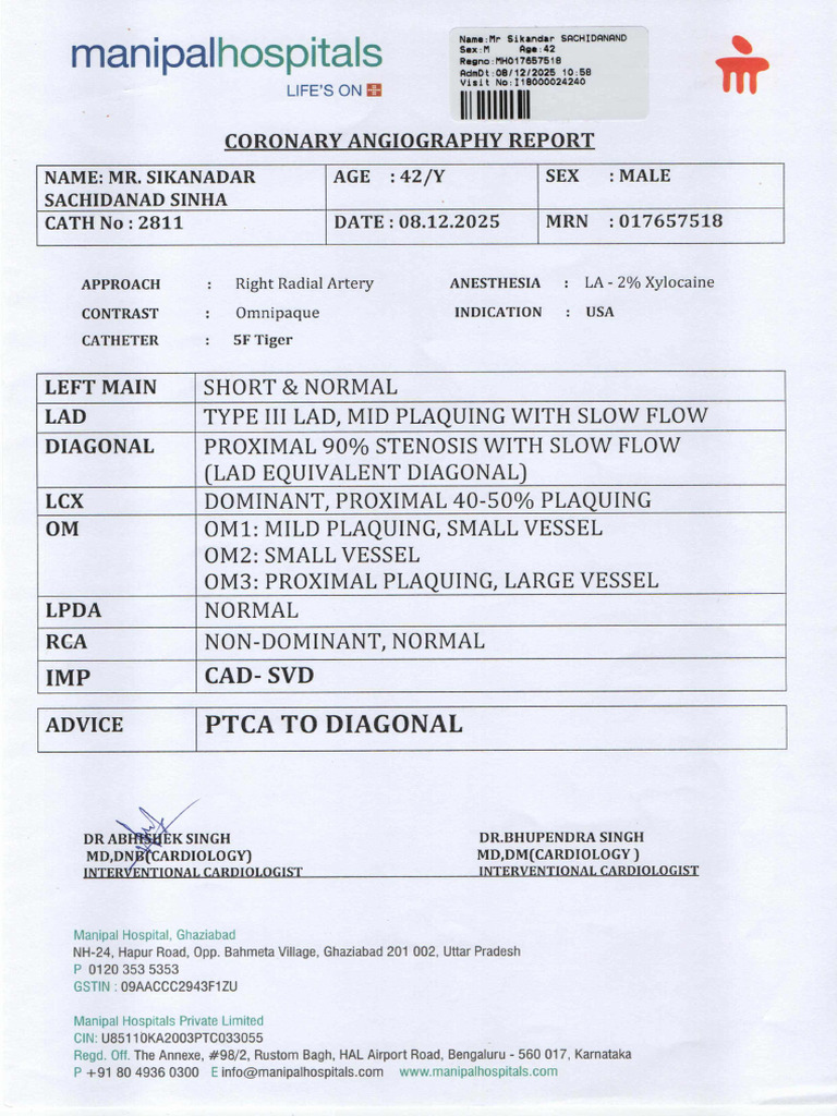 Manipal Hospital | PDF