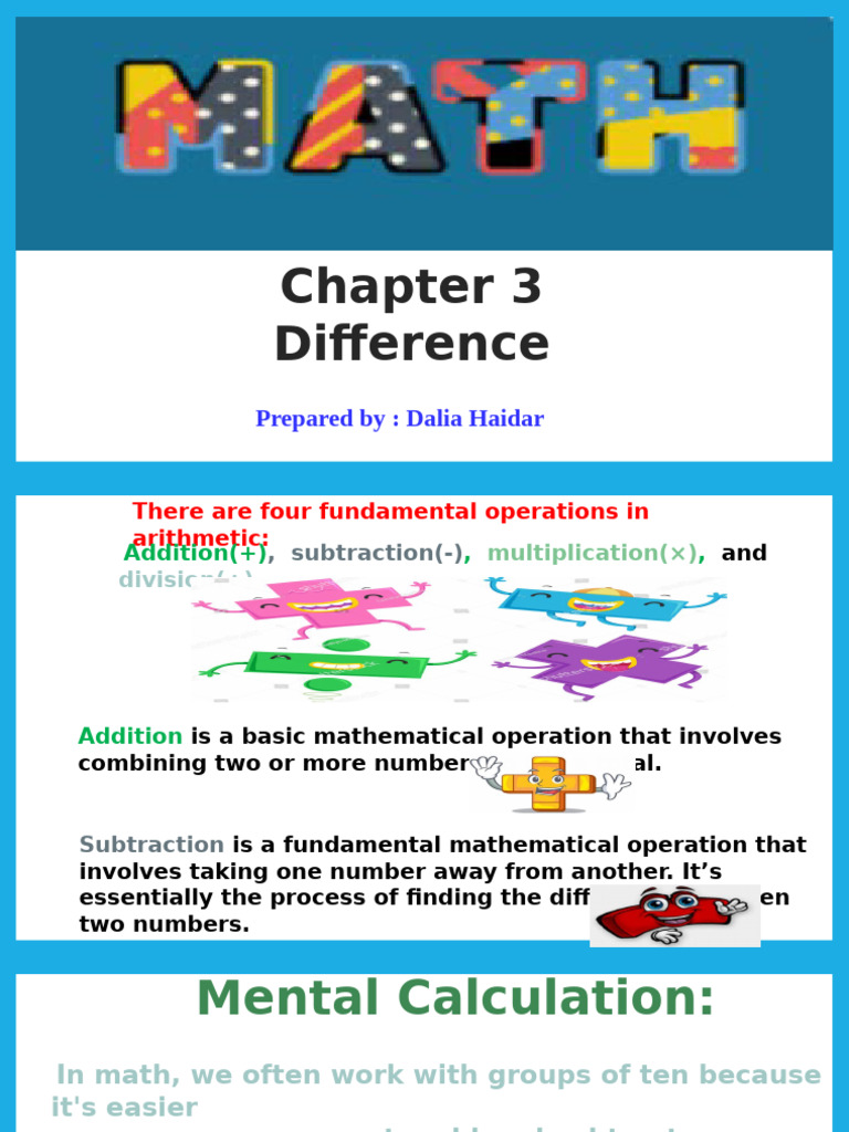 Understanding Subtraction and Differences | PDF | Numbers | Abstract ...
