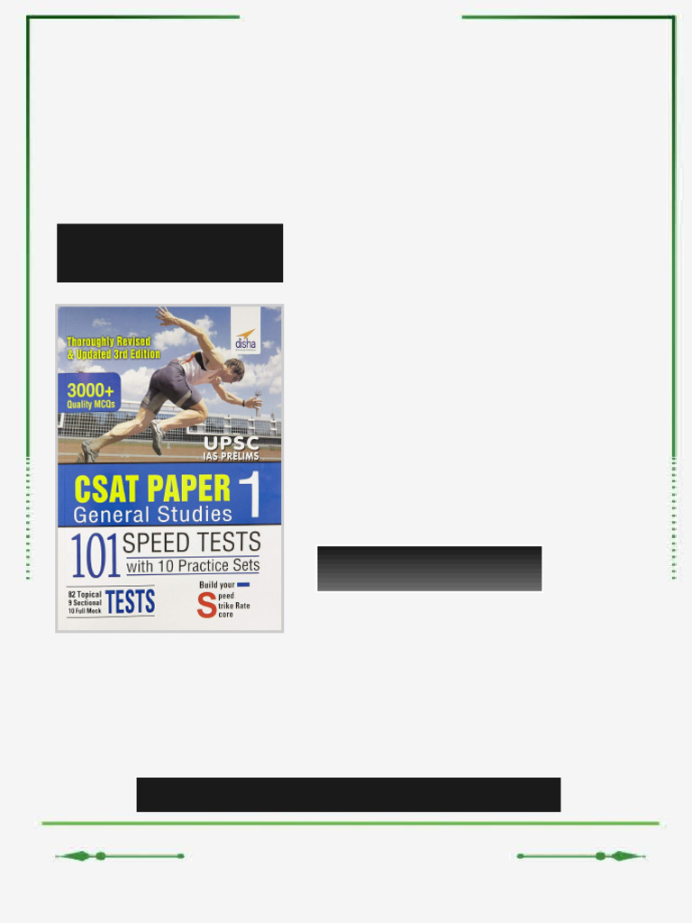 General Studies 101 Speed Tests with 10 Practice Sets - 3rd Edition ...