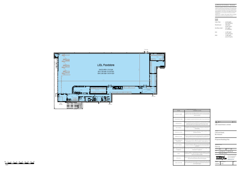 Lidl Proposed Building Plan Overview | PDF | Safety