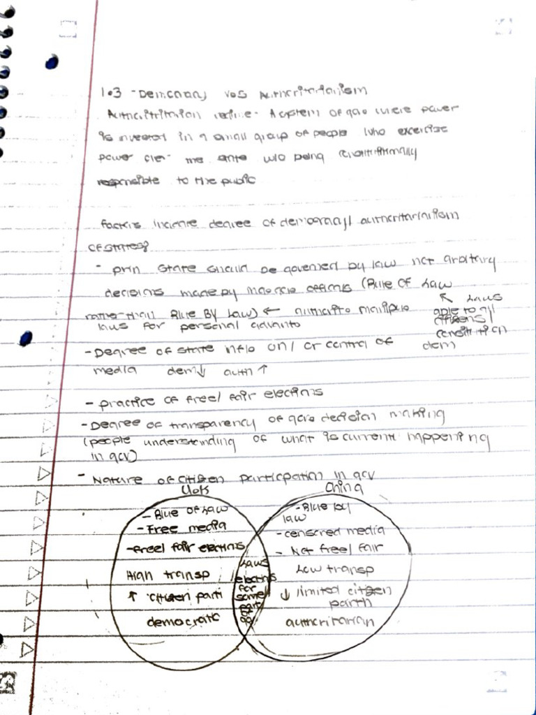 1.3 Comparative Gov Notes | PDF