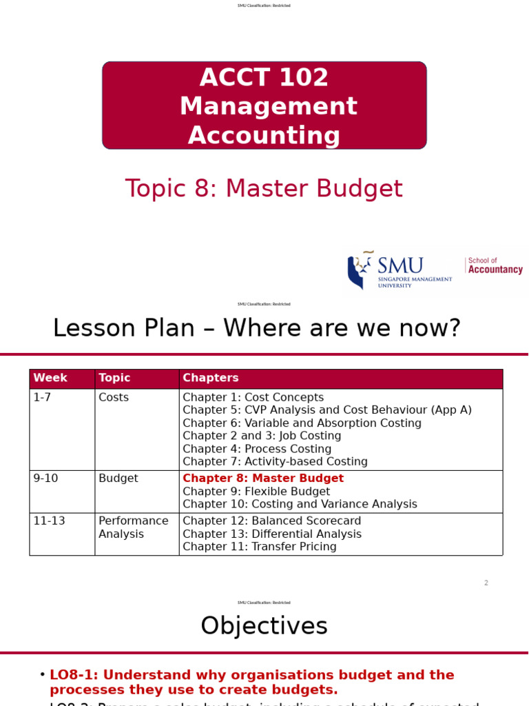 Week 10 - Student (Edited) | PDF | Budget | Expense
