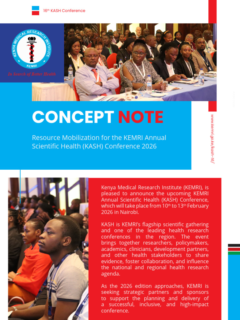 KASH 2026: KEMRI Health Conference Details | PDF | Sponsor (Commercial ...