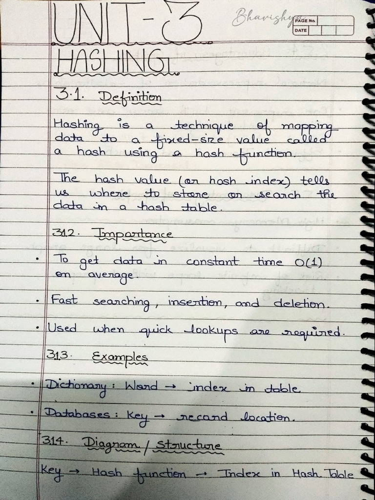 Dsa Unit 3 Notes | PDF