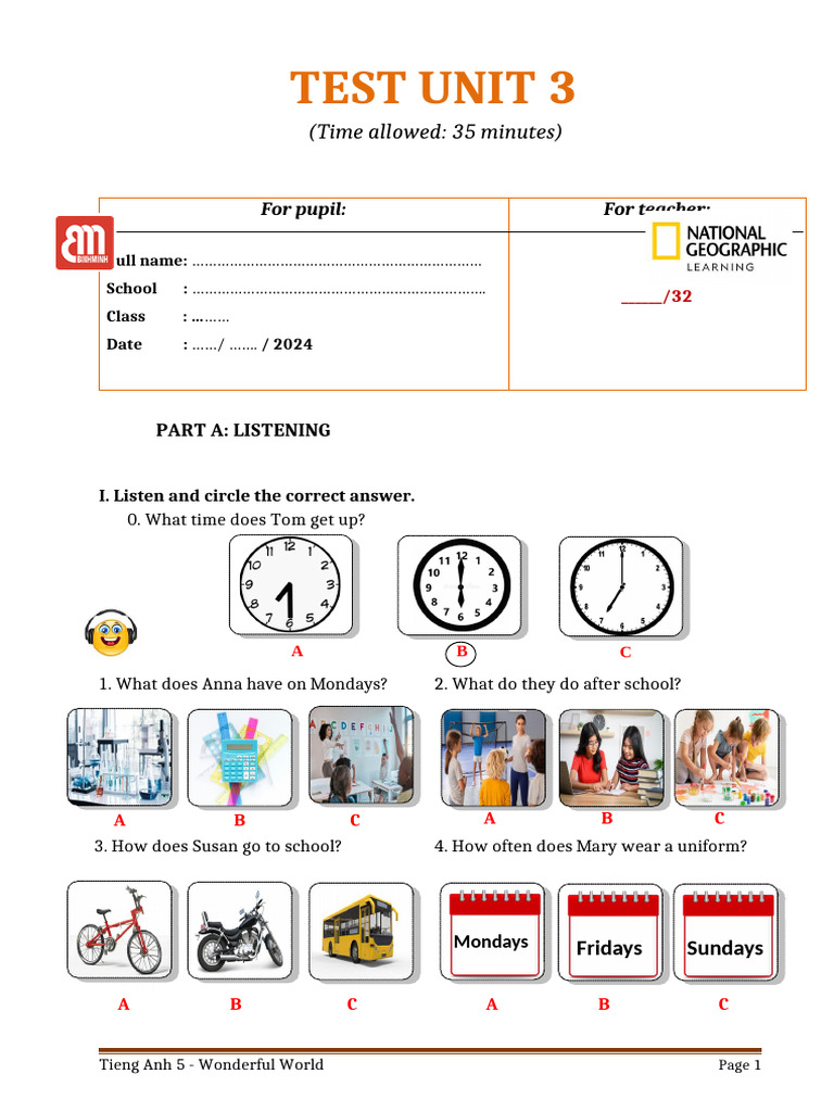 TA 5 - WW - Test Unit 3- 75 | PDF