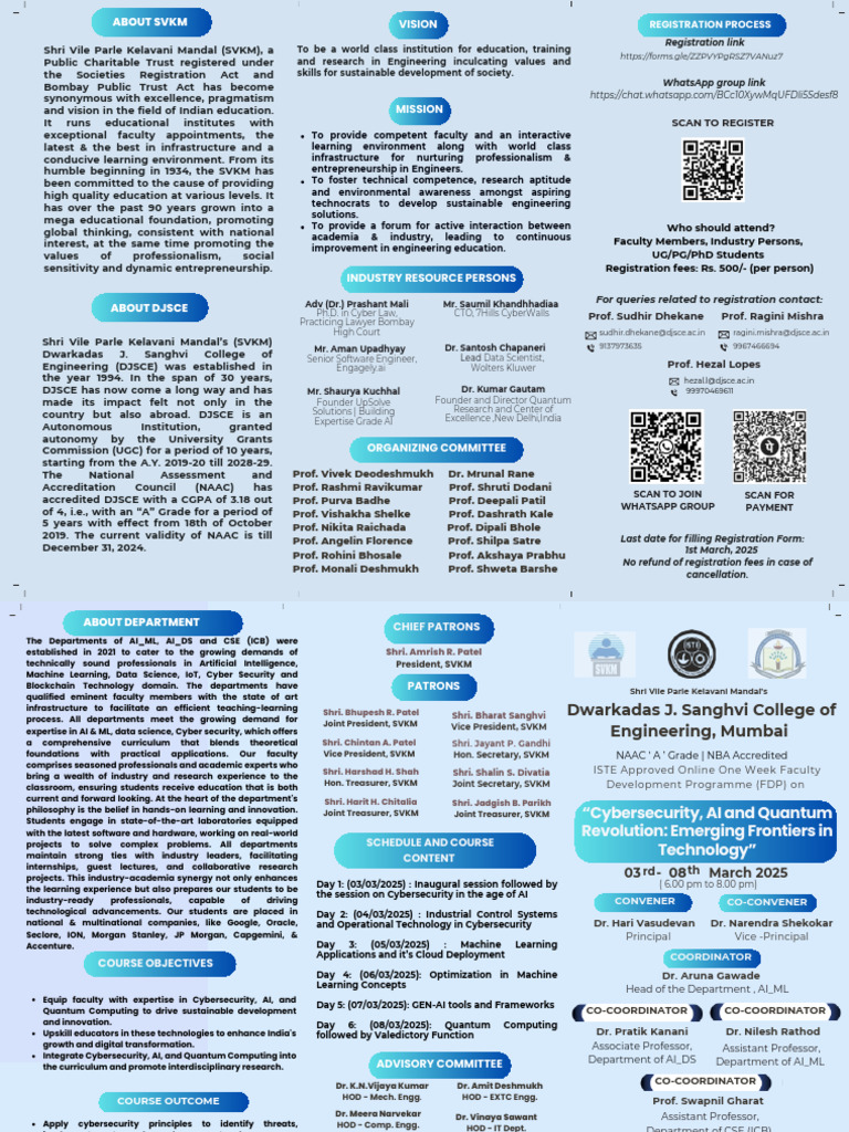 Engineering Faculty Development Program | PDF | Artificial Intelligence ...