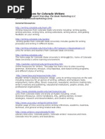 Download Web Resources for Colorado Writers by Booklady SN980969 doc pdf